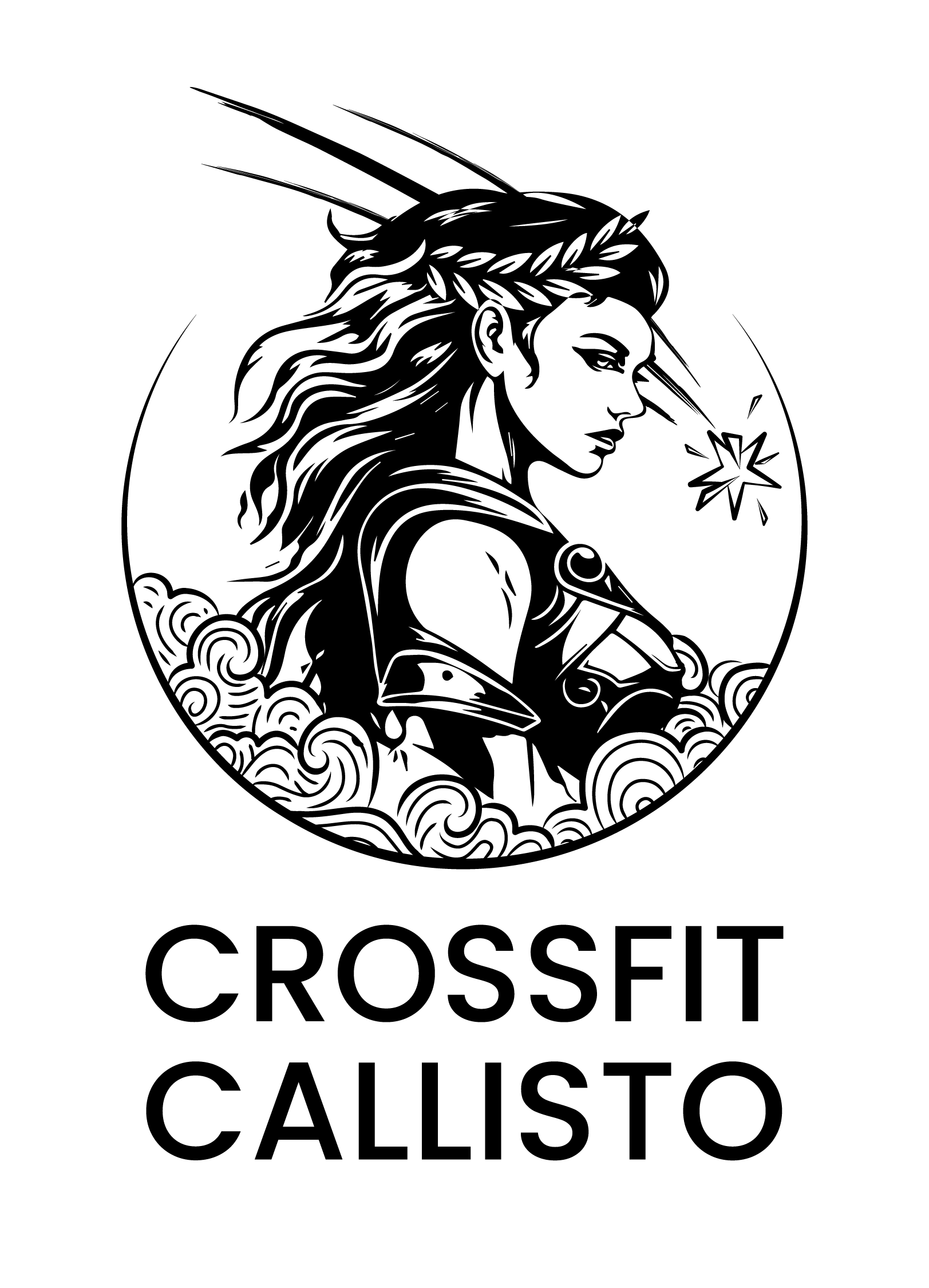logo vertical noir